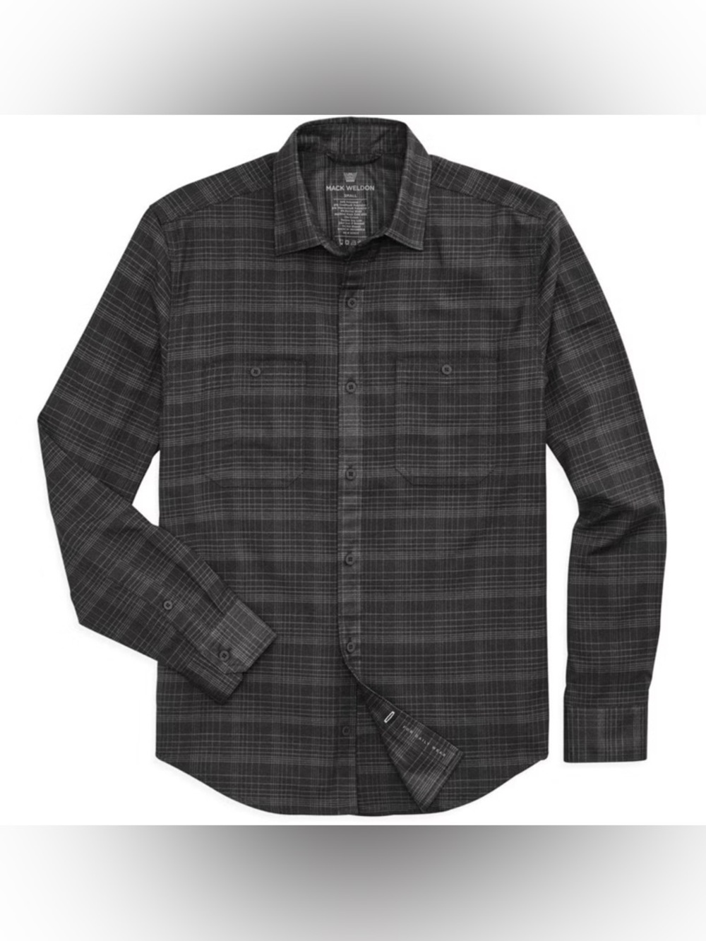 Mack Weldon Warmknit Merino Blend Flannel Shirt , Medium